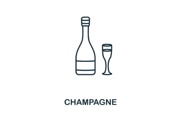 Champagne Icons: Elevating Design with Timeless Elegance