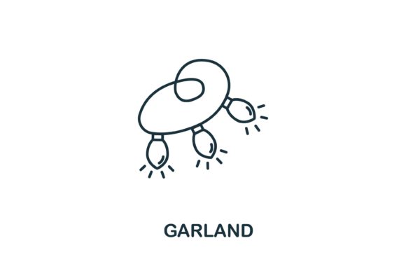 Garland Icon from Party Collection: A Versatile Design Element for Modern Visual Projects