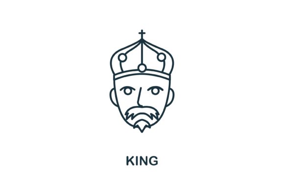 King Icon from Russia Collection: Practical Integration for Design and Workflow Efficiency