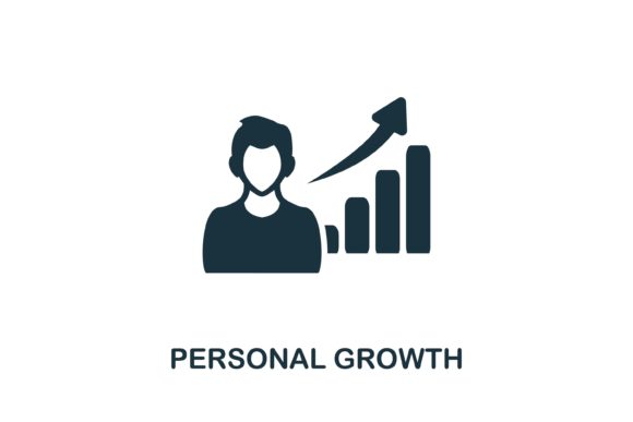 Personal Growth Icon: A Versatile Design Asset for Web and Infographics