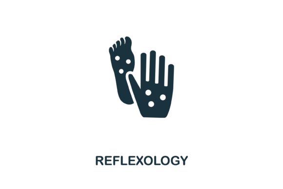 Reflexology Icon: Creative Design Element for Modern Projects