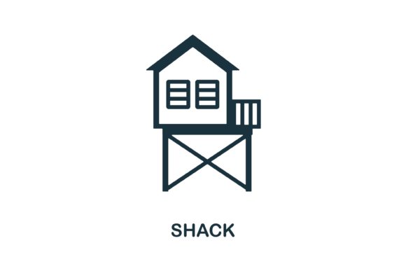 Shack Flat Icon: Practical Design Solution for Modern Creatives