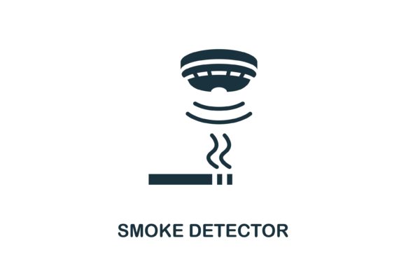 Smoke Detector Icon: A Versatile Design Asset for Modern Visual Communication