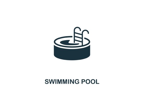 Swimming Pool Icon for Modern Web Design Projects