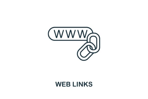 Web Links Icon from SEO Collection: A Practical Choice for Designers and Developers